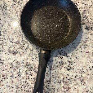 Non-Branded Black Speckled Nonstick Saucepan with Handle